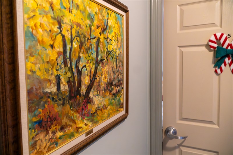 Painting in Borden Care Home